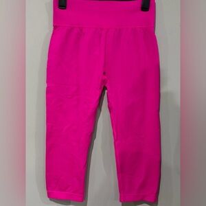 Nova Sport Seamless High-Waisted Cropped Leggings - Pink (M/L)